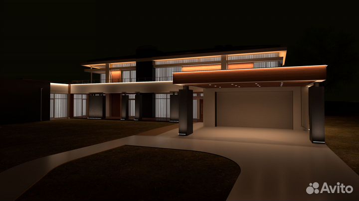 Светотехнический расчёт освещённости в dialux