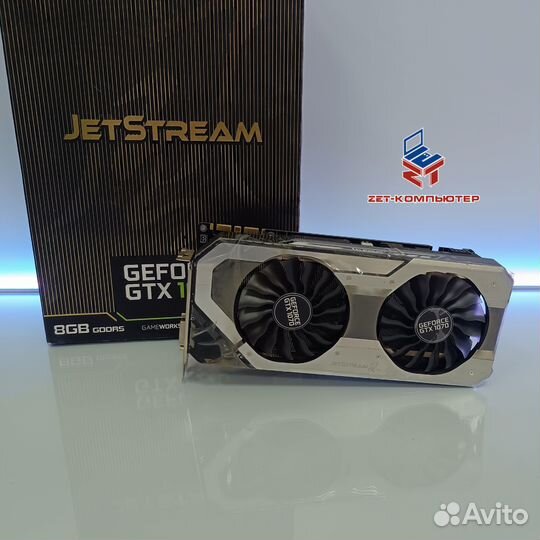 Видеокарта Palit GeForce GTX 1070 jetstream 8 Гб