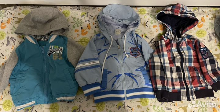 Ветровки на мальчика 80-98