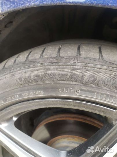 Колеса в сборе r18 летние 5 114.3 mugen