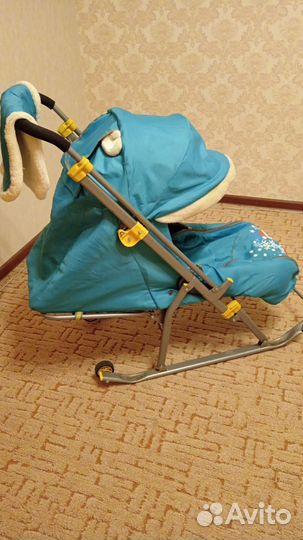 Детские тёплые санки