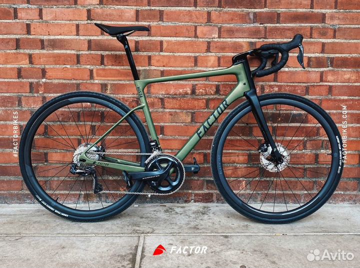 Шоссейный велосипед Factor Vista Hunter Green