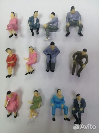 Фигурки людей для макета 1/43, 1/50, 1/87, 1/100