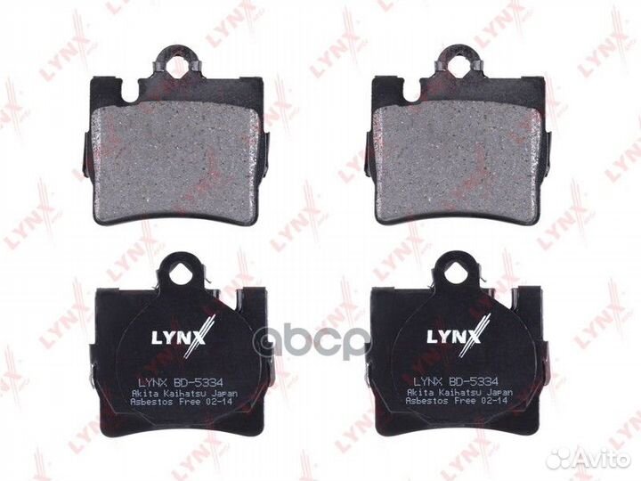 Колодки торм. диск. задн. mercedes-benz S280-60