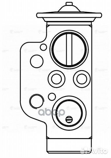 Клапан расширительный кондиционера VW Touareg I