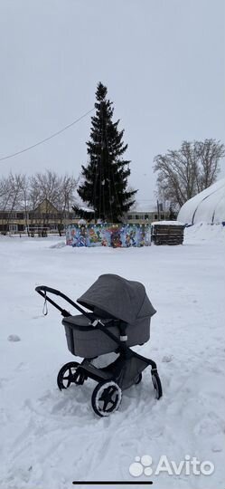 Bugaboo Fox2 2в1 Classic Black Grey Melange