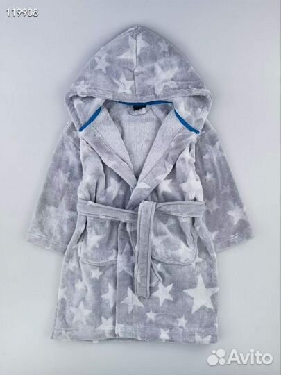 Новый плюшевый халат next