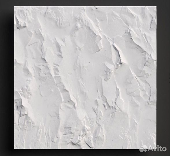 3D гипсовые панели скала