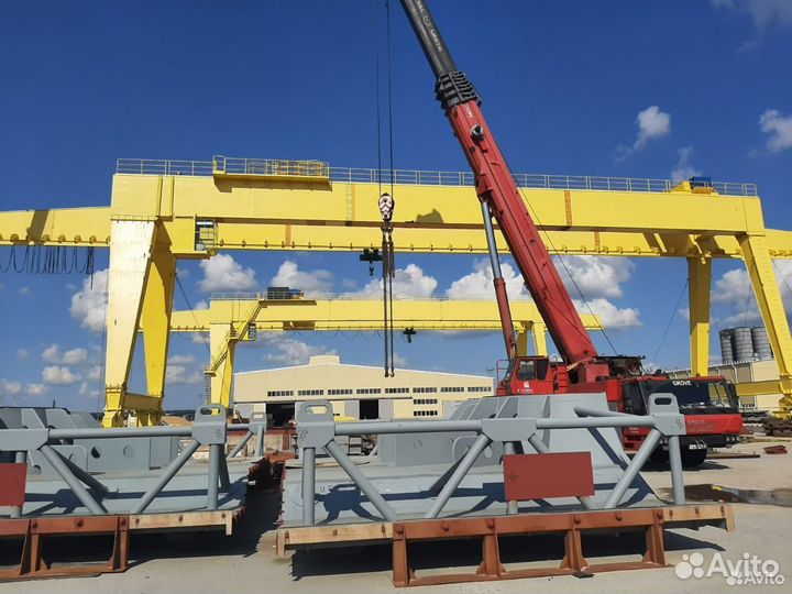 Кран козловой двухбалочный до 400 тонн