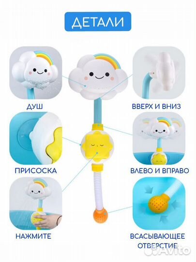 Игрушка для купания в ванной. Развивающая игрушка