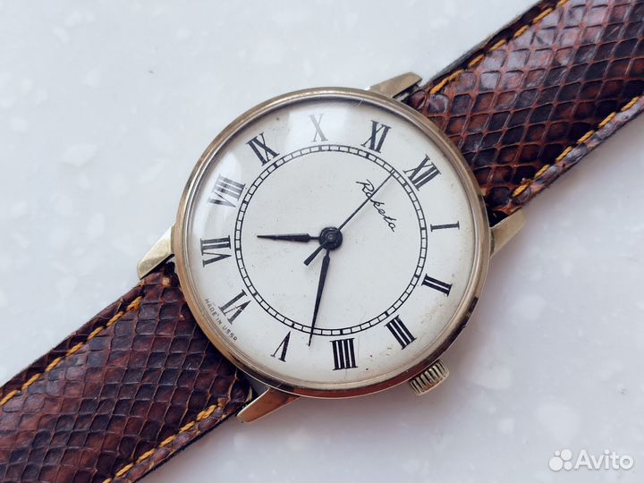 Часы мужские Слава Авангард СССР механика 1981г