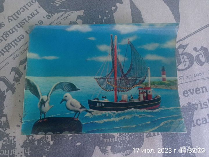 Открытка стерео объёмная. Япония