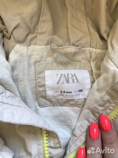 Детская ветровка zara