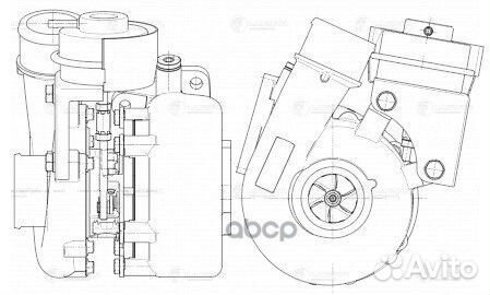 Luzar LAT0838 Турбокомпрессор для а/м Hyundai