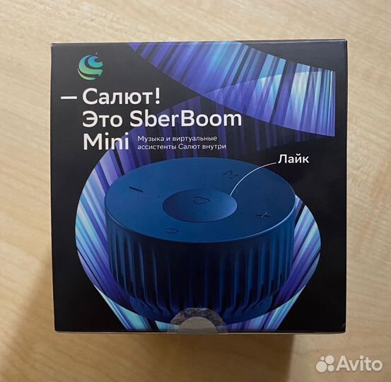 Умная колонка SberBoom Mini Синий Нептун