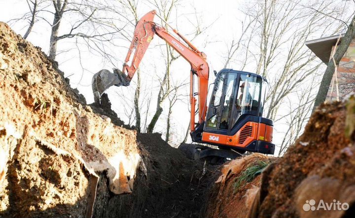 Услуги мини экскаватора