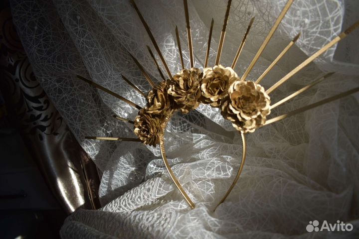 Ободок для волос ручной работы