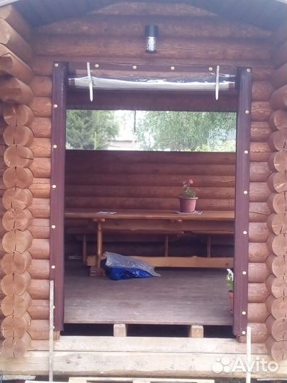 Мягкие окна для веранд и беседок