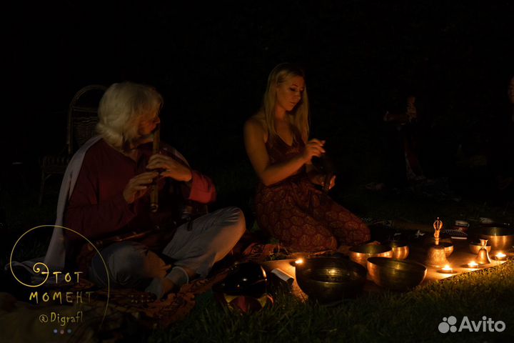 Массаж поющими чашами