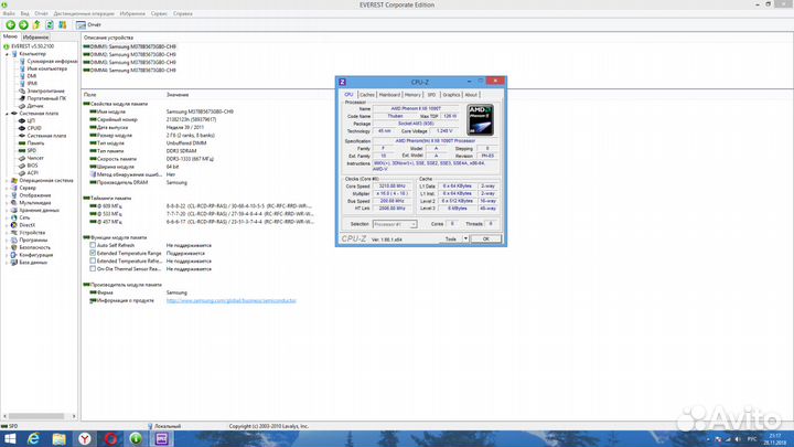 Комплект AMD Phenom x6 + Asus M4A89GTD PRO