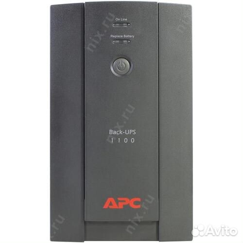 Ибп APC Back-UPS 1100VA, 230V, AVR + новый аккумул
