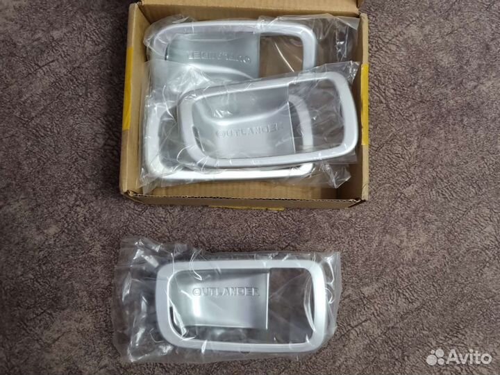 Накладки на ручки дверей mitsubishi outlander