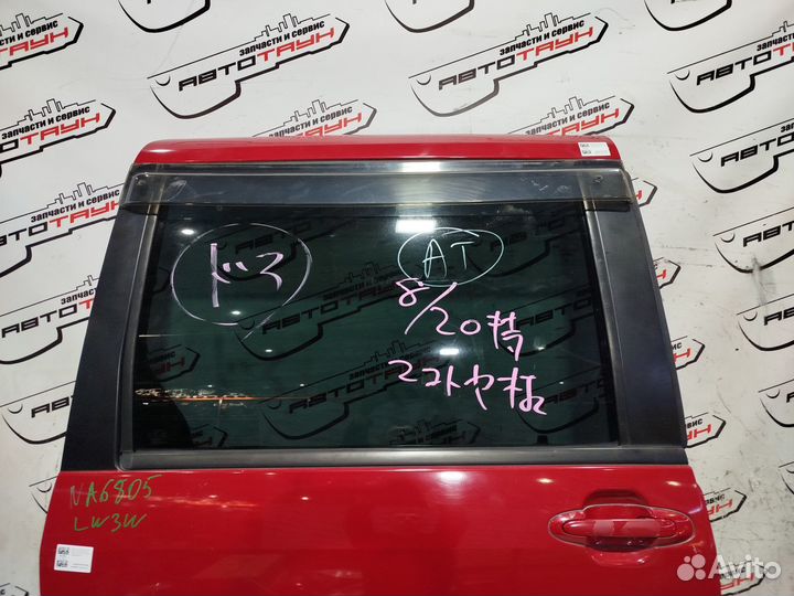 Дверь mazda MPV LW3W LW5W lwew lwfw LC6272031E задняя правая сдвижная красный, A3E NA6805