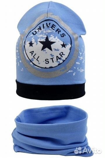 Шапка и снуд однослойный 50-52