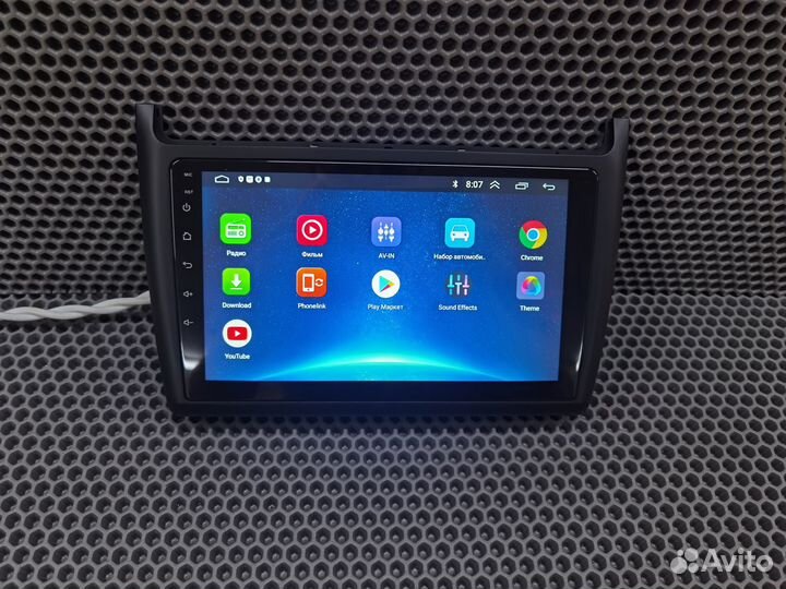 Магнитола Volkswagen Polo Android IPS экран новая
