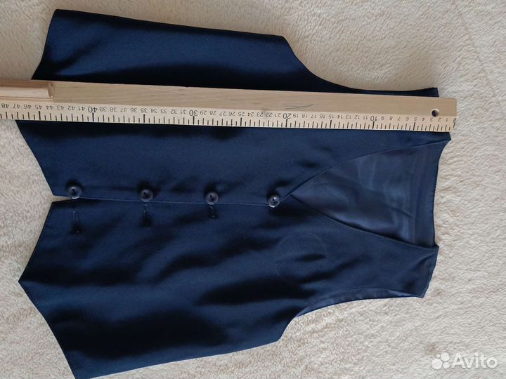 Жилет школьный синий рост примерно 130