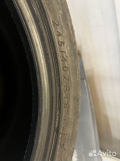 Dunlop SP Sport Maxx RT 225/40 R18 и 245/40 R18 91Y