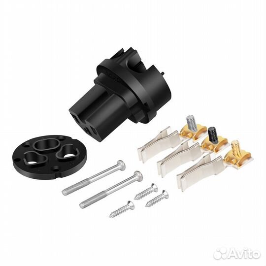 Медные силовые коннекторы Monosaudio Hi-End Родий