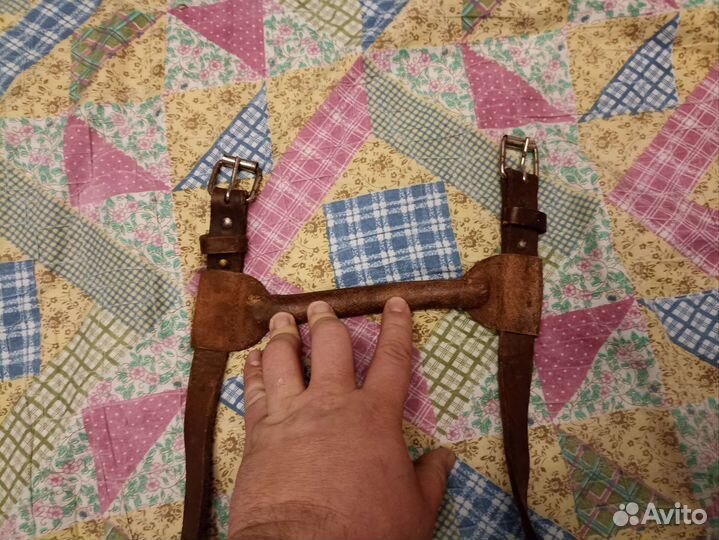 Винтажный багажный ремень