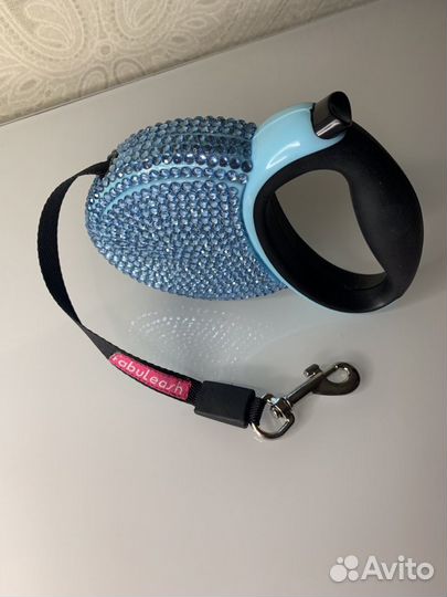 Рулетка для собак стразы Fabuleash