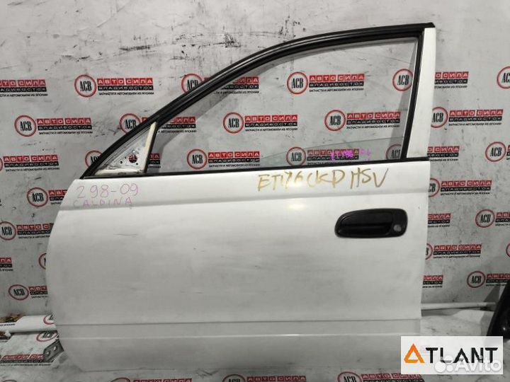 Дверь передний левый toyota caldina