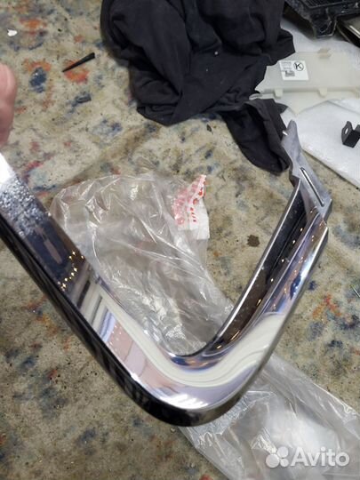 Веста Молдинг бампера верхний левый LADA Vesta