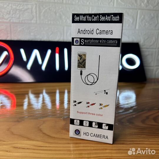 Гибкая камера эндоскоп Android / 2 м