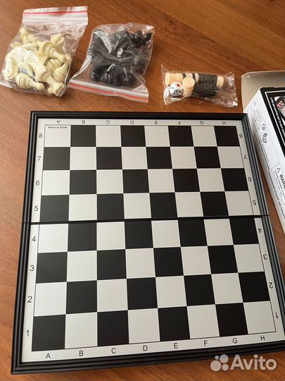 Подарочный набор шахматы, нарды и шашки