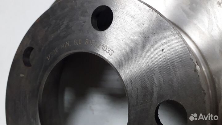 Диск тормозной задний Audi 100/200 44 1983-1991