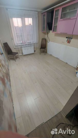 Укладка ламината, линолеума