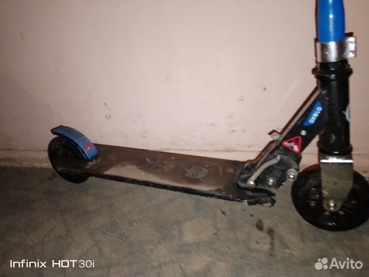Самокат детский 7-10 лет в хорошем состоянии
