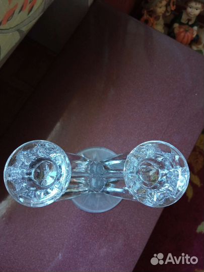 Подсвечник хрустальный СССР