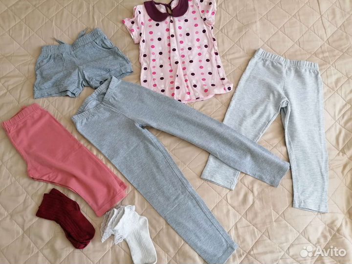 Вещи пакетом на девочку, 110-116 см