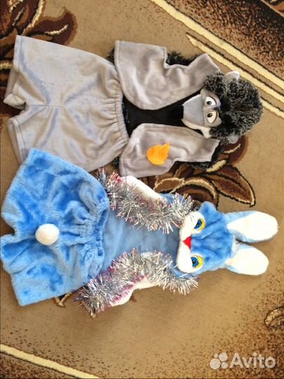 Костюмы новогод на прокат - алладин,петрушка,заяц