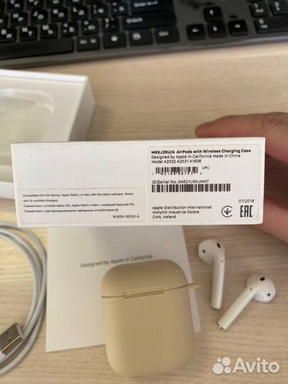 Наушники apple airpods 2