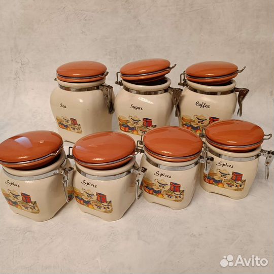 Банки для сыпучих продуктов. 7 пр