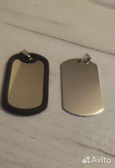 Армейский жетон. С гравировкой и без