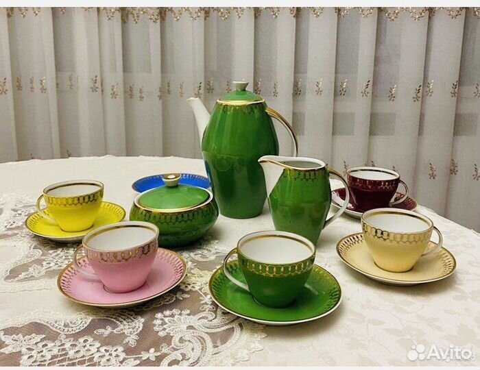 Сервиз кофейный гдр,Польша,Богемия,ГДР