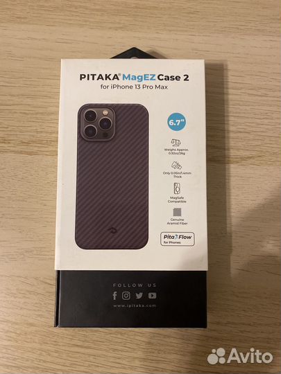 Чехол для iPhone 13 pro max pitaka magez case 2