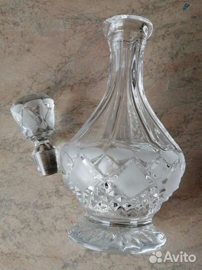 Графин Богемский хрусталь. Чехия